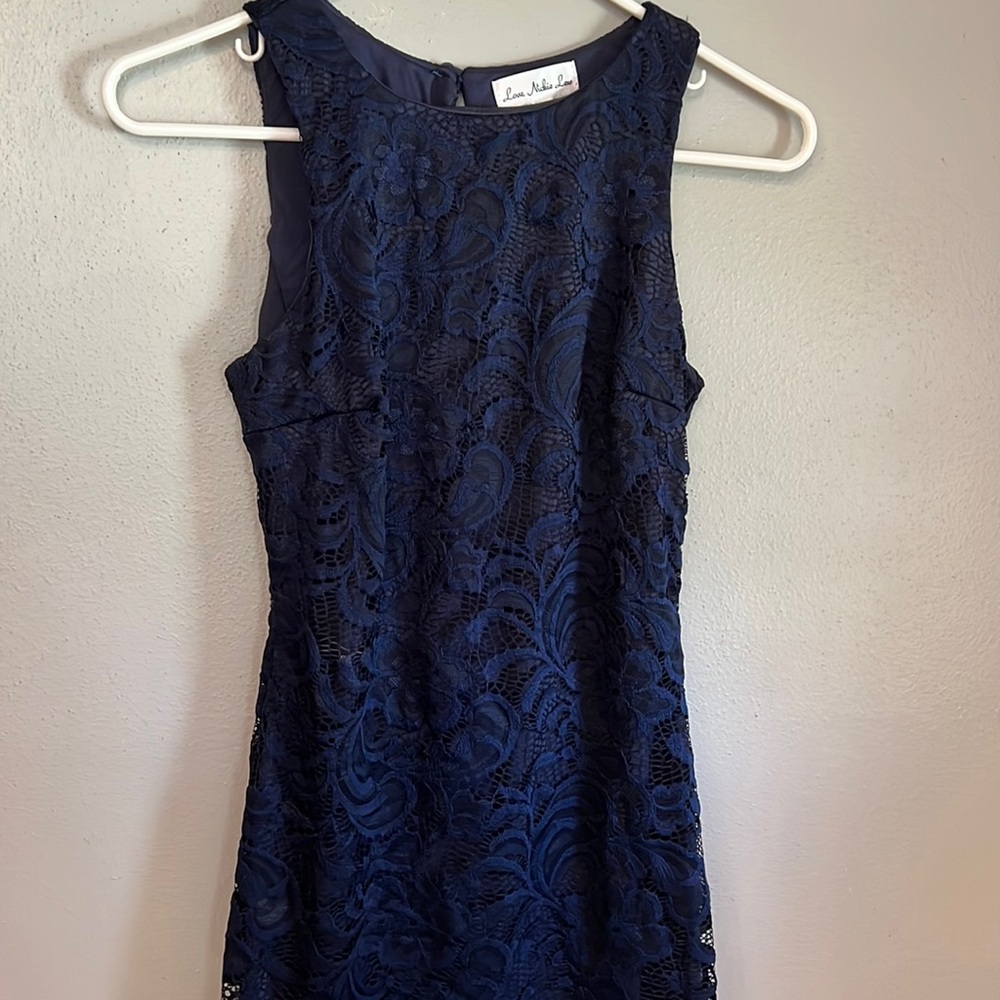 Love Nickie Lew blue lace dress